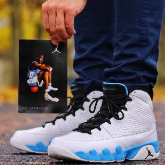 Air Jordan 9 Retro Powder Blue - Picture 5 of 5